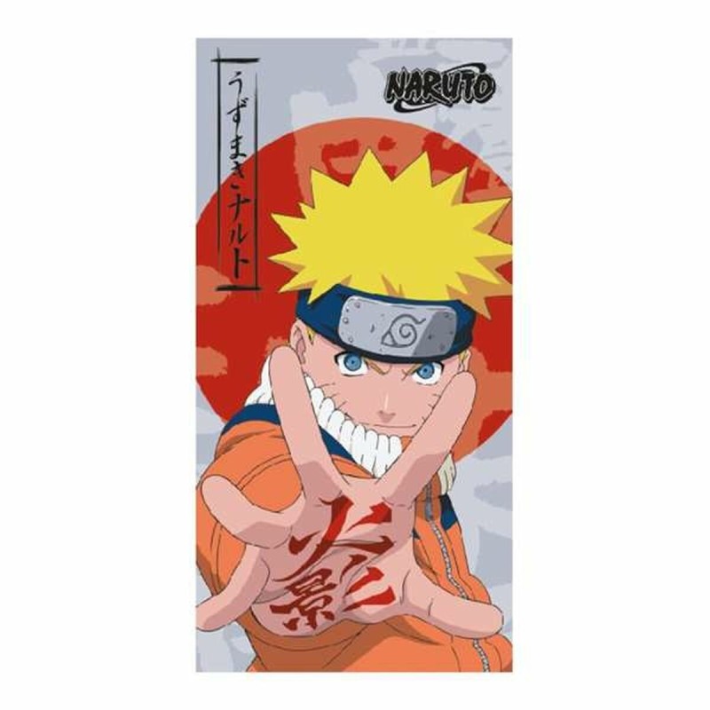 Serviette de plage Naruto Multicouleur 100 % polyester