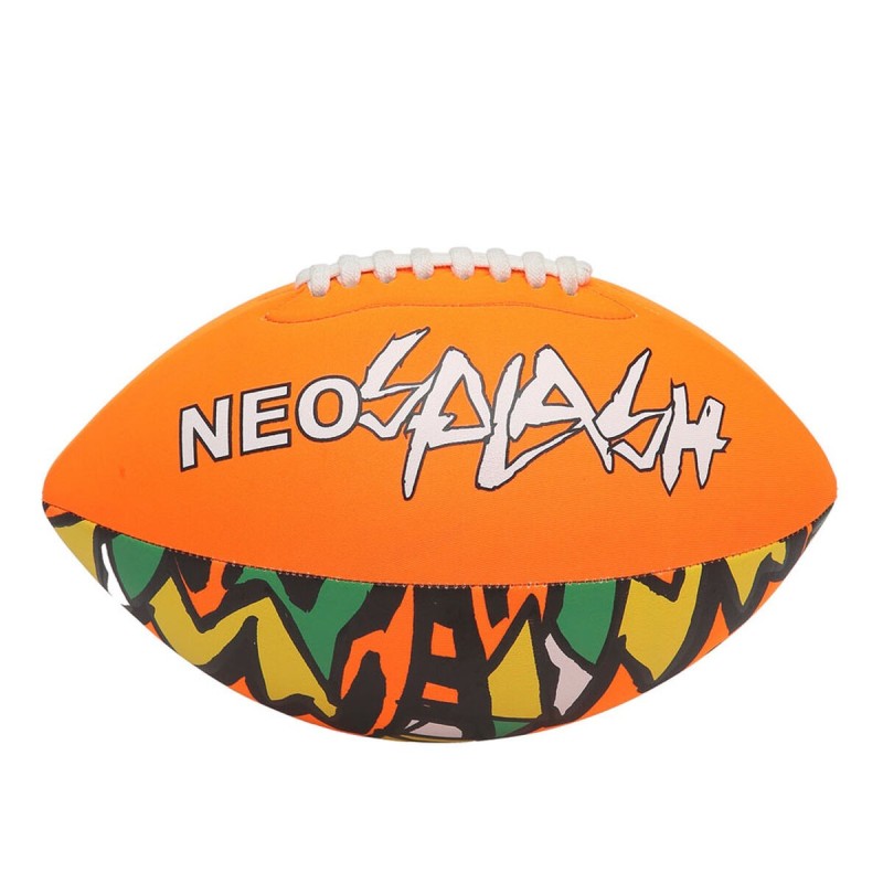 Ballon de Rugby Orange Néoprène