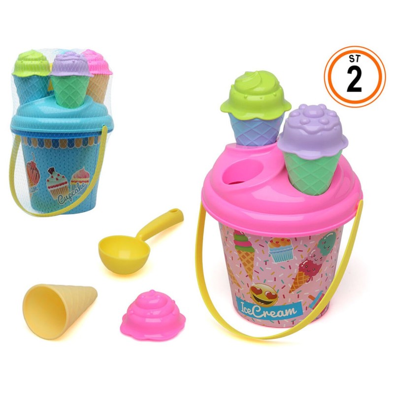 Set de jouets de plage Ice Cream 24 x 15 cm