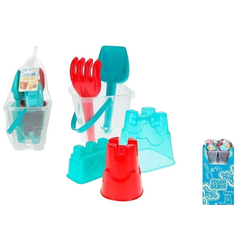 Set de jouets de plage Colorbaby 17 cm 6 Pièces