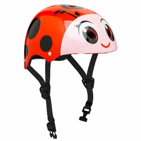 Casque de Cyclisme pour Enfants Moltó Rouge Coccinelle 26 x 21 x 16