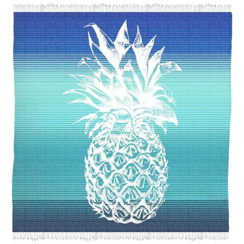 Serviette de plage Secaneta Fouta 170 x 170 cm Double Ananas