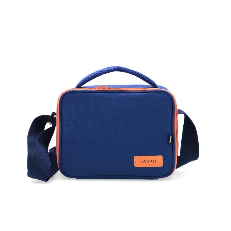 Ensemble de sac alimentaire réutilisable Quid Sarao Bleu Textile Sans BPA 21 x 16 x 14 cm (6 Unités)