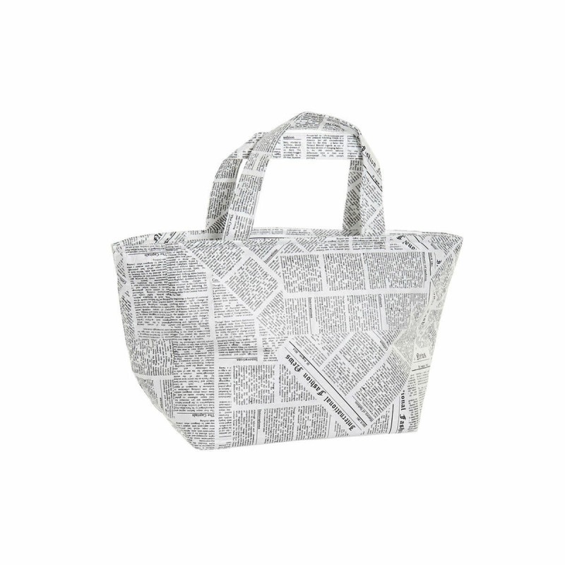 Sac à goûter DKD Home Decor Thermique Blanc Noir 23 x 14