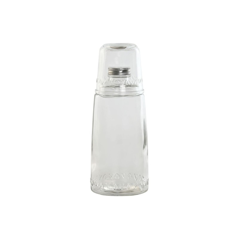 Bouteille d'eau Home ESPRIT Transparent Verre 240 ml 1 L