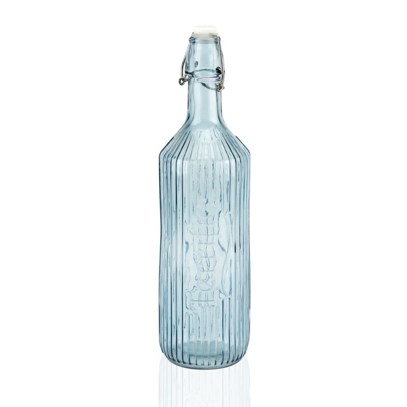 Bouteille d'eau Versa Bleu verre Aluminium 1 L 8