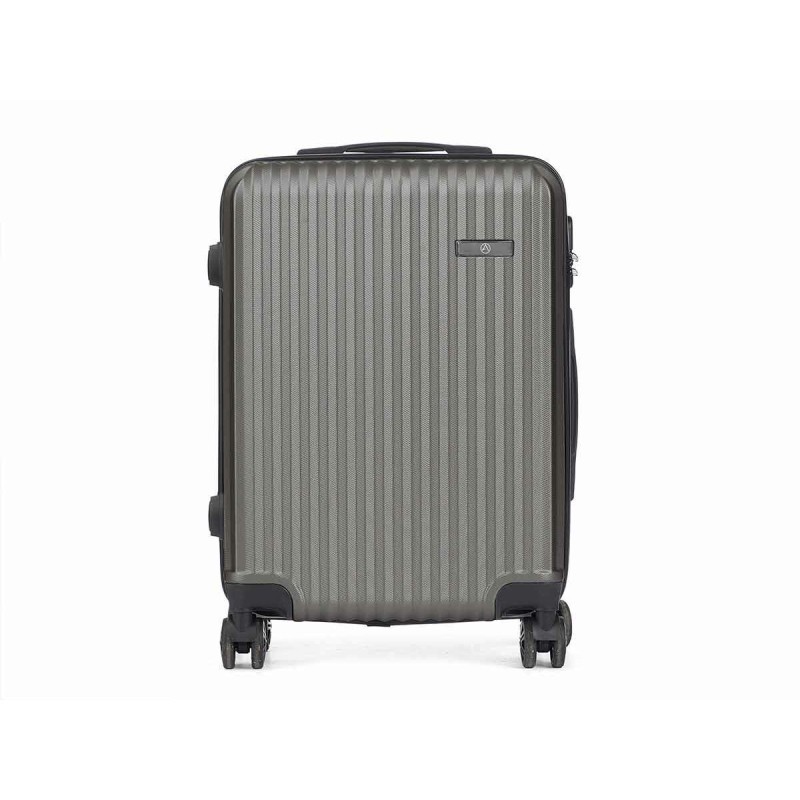 Valise cabine Gris foncé 38 x 57 x 23 cm Rayures