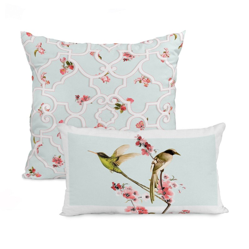 Set de housses de coussin HappyFriday Sakura  Multicouleur 2 Pièces