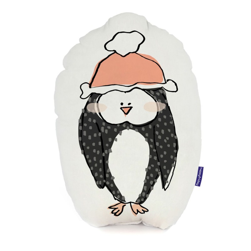 Coussin HappyFriday Moshi Moshi Multicouleur Pingouin 40 x 30 cm