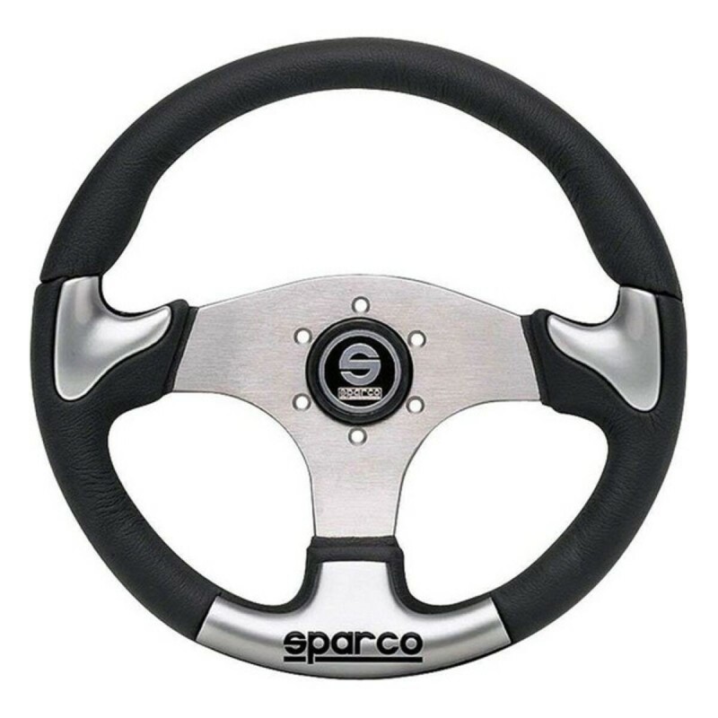 Volant Racing Sparco 015THPUGR345 Noir Argenté