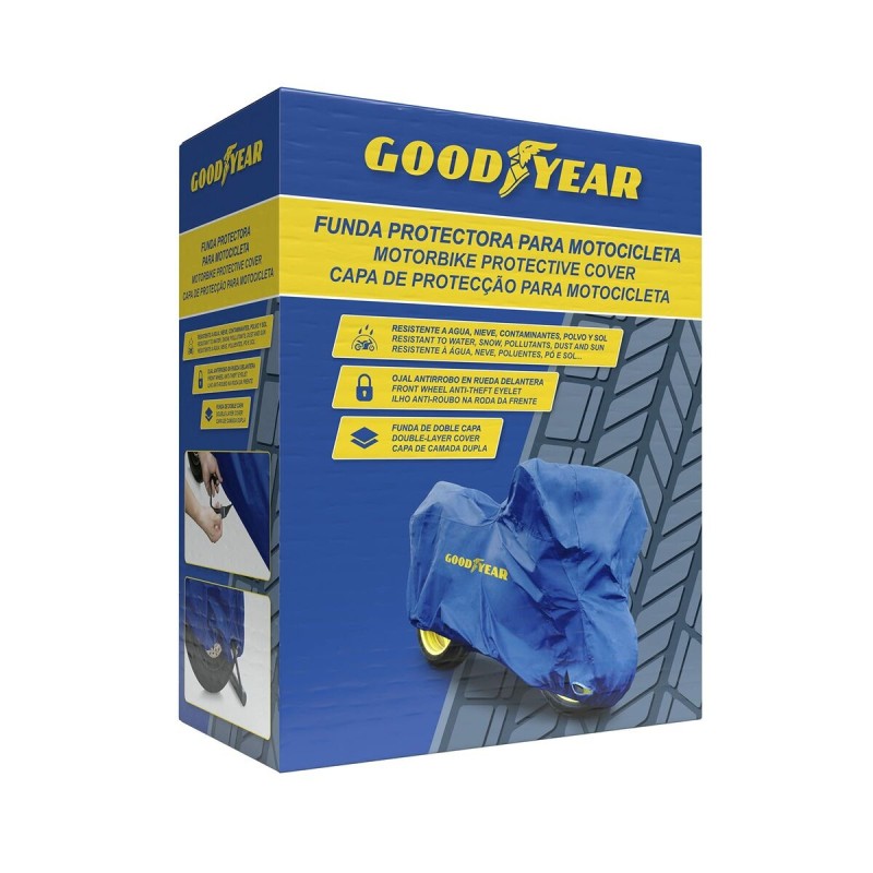 Housse motos Goodyear GOD7023 XXL Bleu