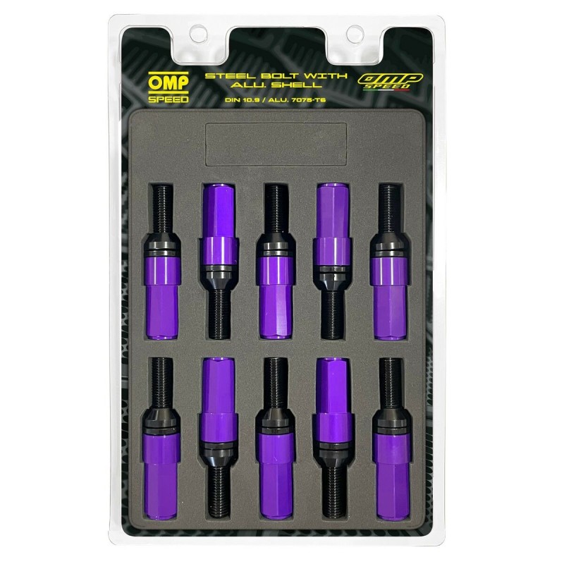 Kit de vissage OMP OMPS09971211 28 mm Violet M12 x 1