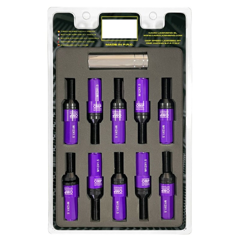 Kit de vissage OMP OMPS09981211 28 mm Violet M12 x 1