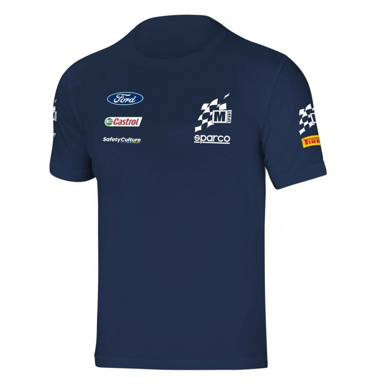 T shirt à manches courtes Sparco S013010MSBM3L