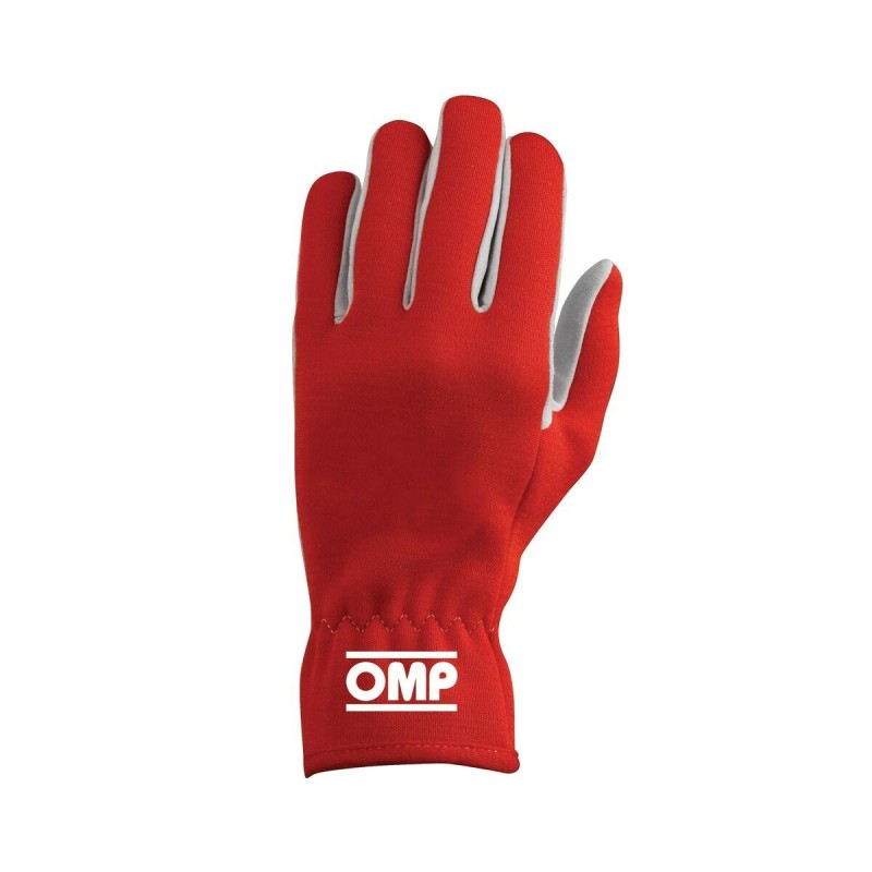 Gants de conduite pour hommes OMP Rally Rouge Bleu L