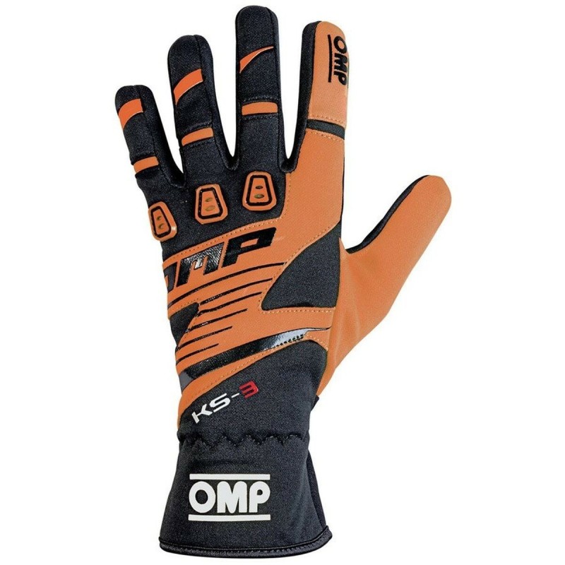 Gants de karting OMP KS-3 Orange/Noir Noir/Orange M