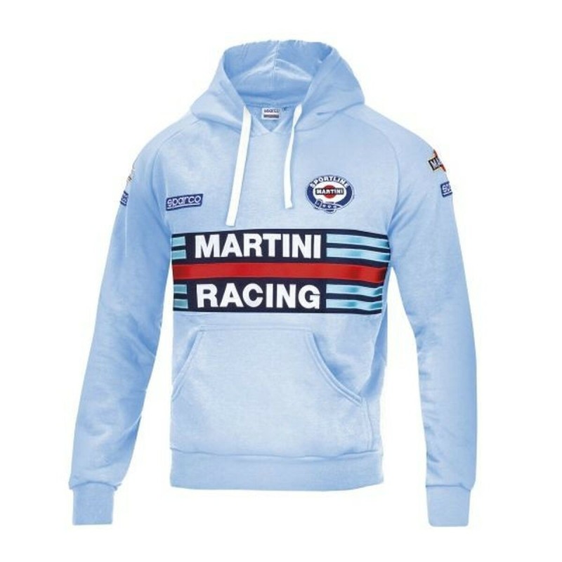 Sweat à capuche Sparco Martini Racing Bleu M