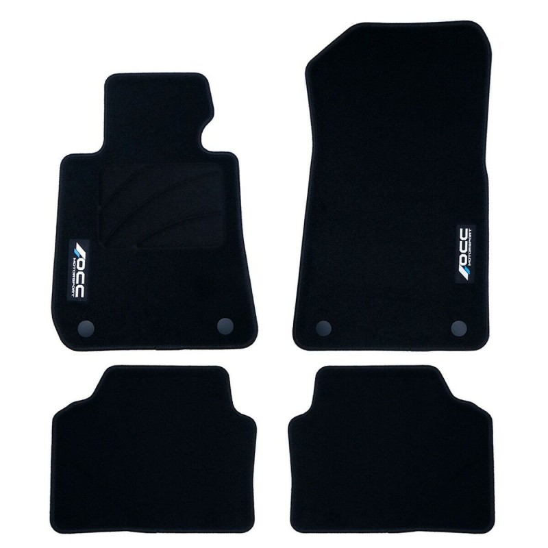 Set de tapis de voitures OCC Motorsport OCCBW0026LOG Bmw E90 Serie 3 Sedan 5 Pièces