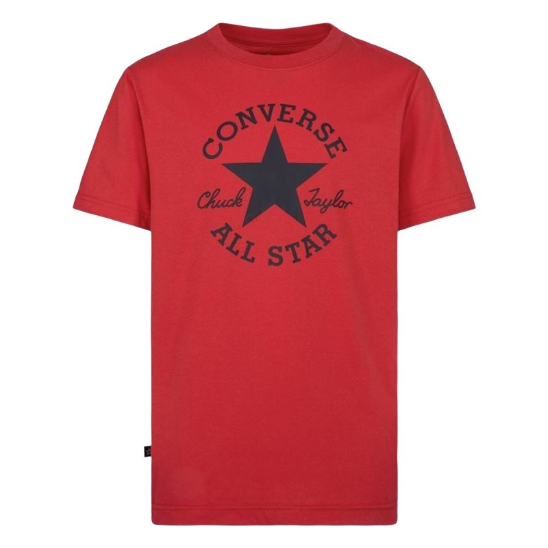 T shirt à manches courtes Enfant Converse Sustainable Core Sse Rouge