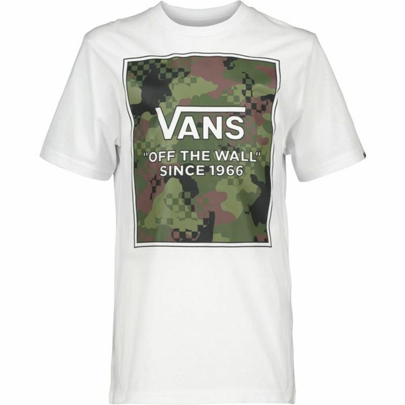 T-shirt à manches courtes homme Vans Camo Check Blanc