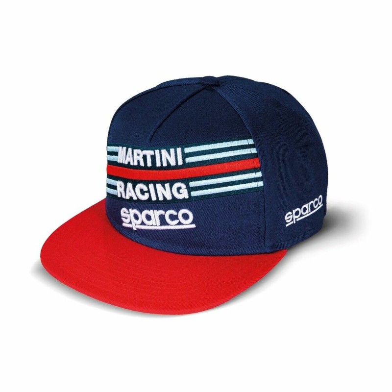 Casquette Sparco Martini Racing Bleu Rouge