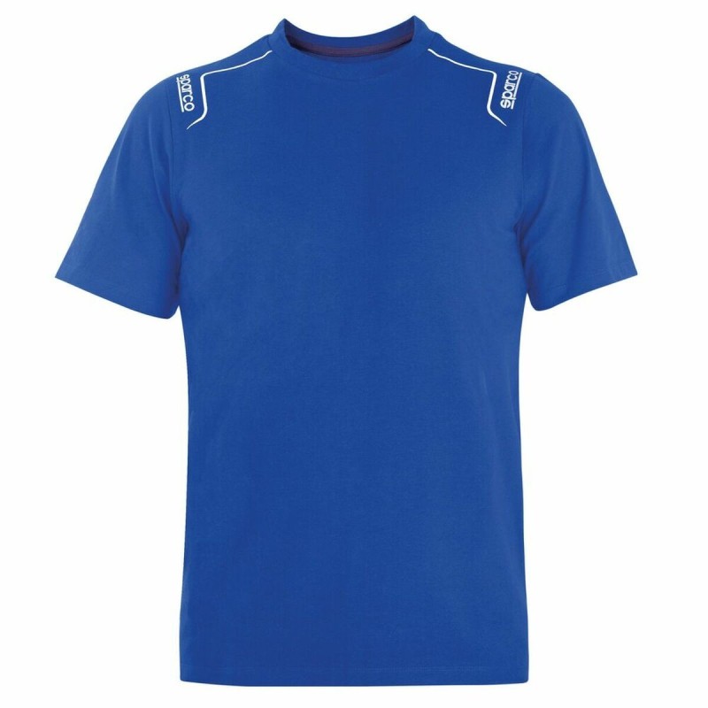 T shirt à manches courtes Sparco TECH STRETCH Bleu XXL