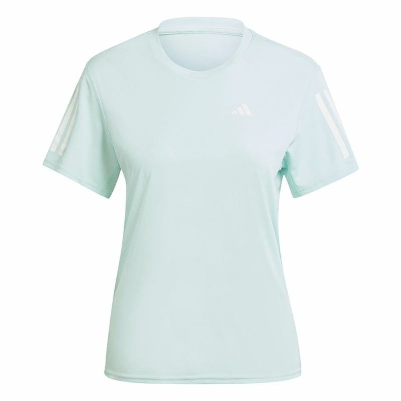 T-shirt à manches courtes femme Adidas Own The Run Aigue marine