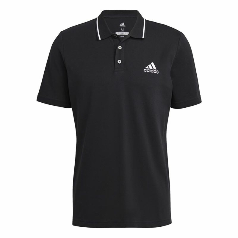 Polo à manches courtes homme Adidas Aeroready essentials Noir