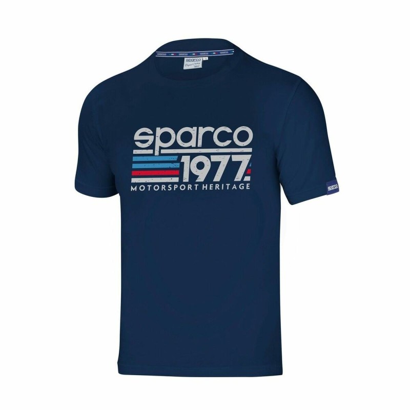 T shirt à manches courtes Sparco S01329BM4XL Blue marine