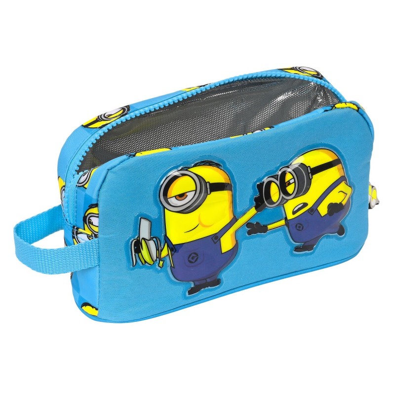 Sac glacière goûter Minions Minionstatic Bleu (21.5 x 12 x 6.5 cm)