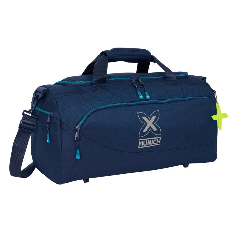 Sac de sport Munich Nautic Blue marine 50 x 25 x 25 cm