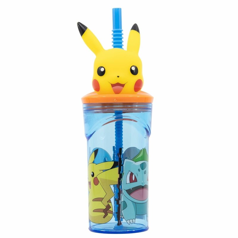 Bouteille d'eau Pokémon Multicouleur PVC Plastique 360 ml 9 x 23 x 6 cm