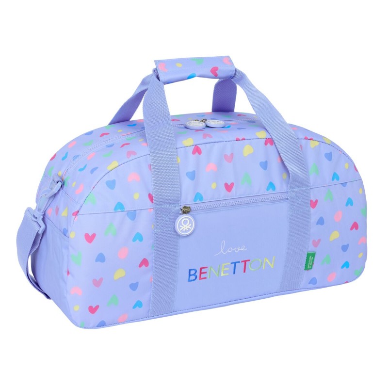 Sac de sport Benetton Lila Lila 50 x 26 x 20 cm