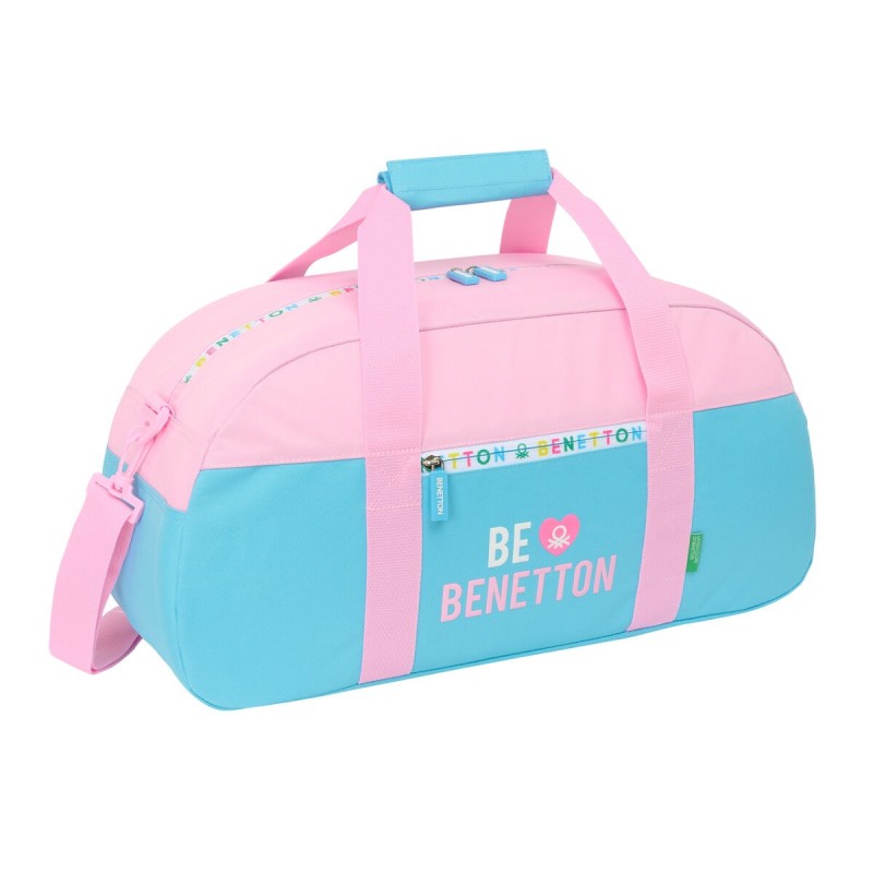 Sac de sport Benetton Unique Rose Turquoise 50 x 26 x 20 cm