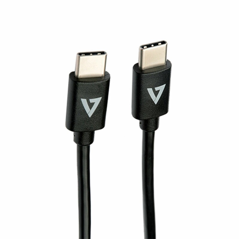 Câble USB-C V7 V7USB2C-1M Noir 1 m (1 Unité)