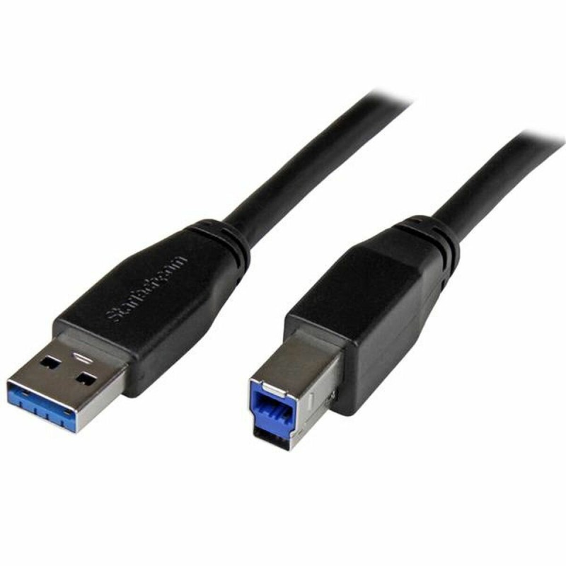 Câble USB A vers USB B Startech USB3SAB5M Noir