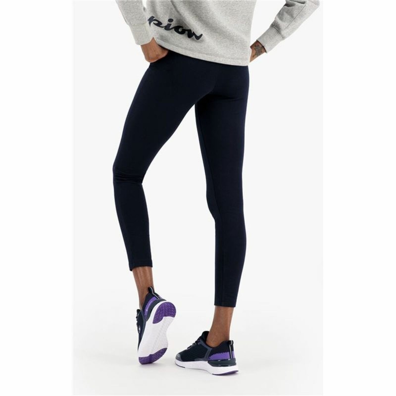 Leggings de Sport pour Femmes Champion C Logo Stretch Bleu foncé XS