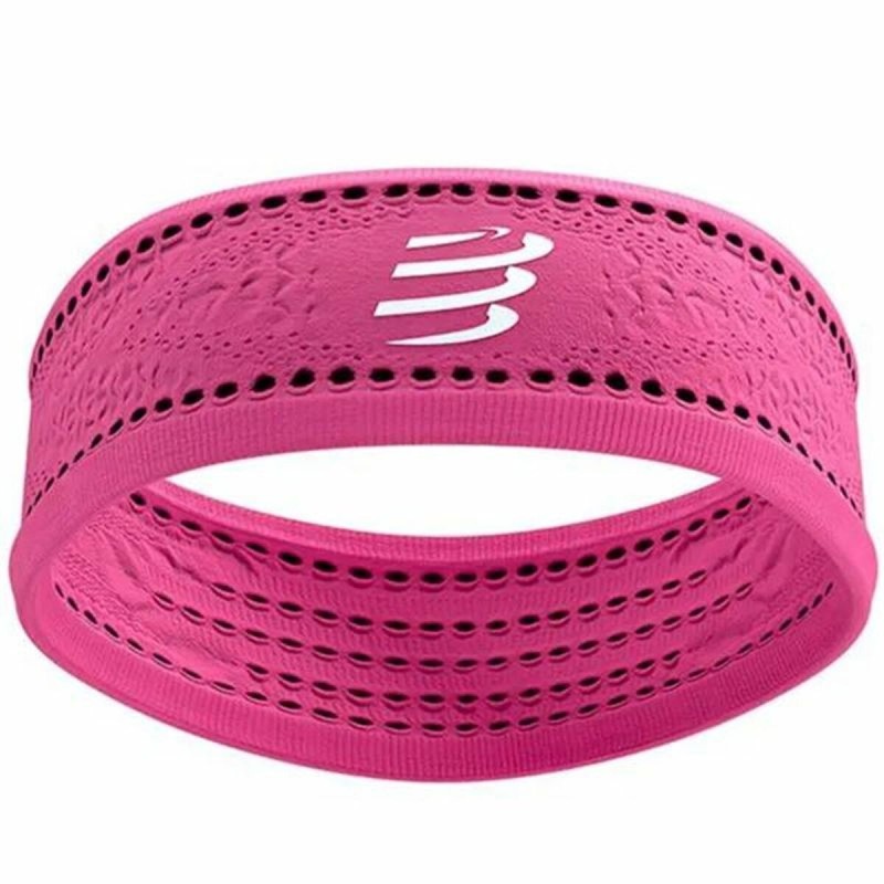 Bandeau de Sport pour la Tête Compressport Thin On/Off Rose Fuchsia