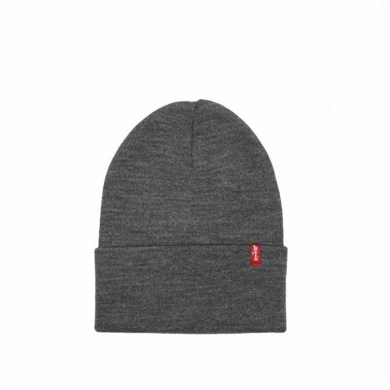 Bonnet de Sport Levi's Slouchy Red Tab Beanie  Regular Gris foncé Taille unique