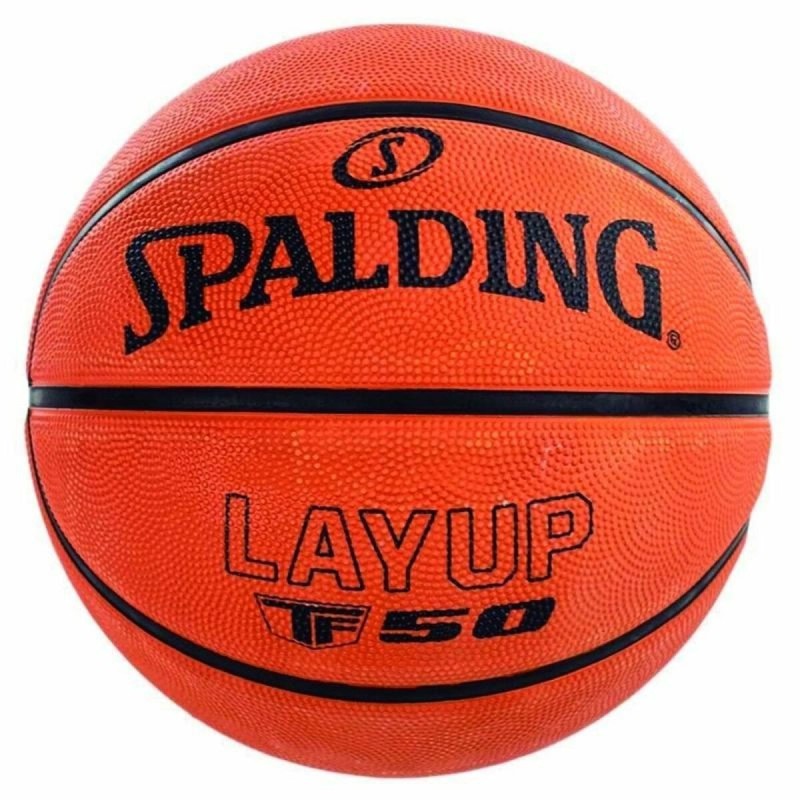 Ballon de basket Spalding Layup TF-50 Multicouleur 5 Caoutchouc