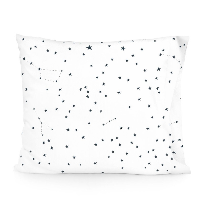 Taie d'oreiller HappyFriday Blanc Constellation Multicouleur 60 x 70 cm