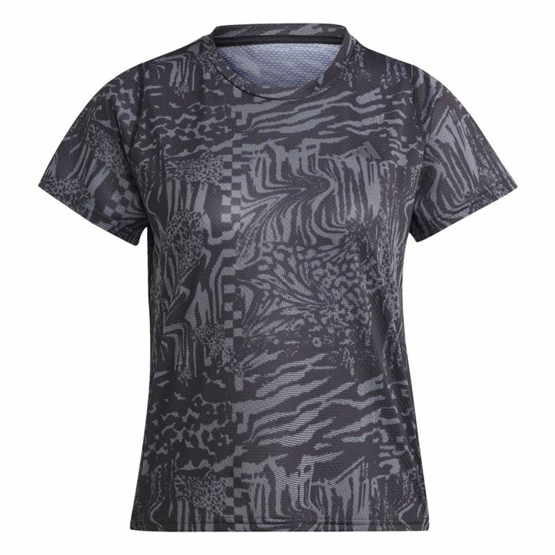 T-shirt à manches courtes femme Adidas Ri 3B Aop Noir