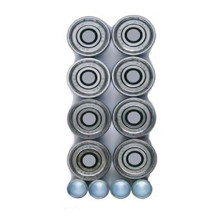 roues Atipick ABEC7 BMX/Skate Gris foncé (8 pcs)