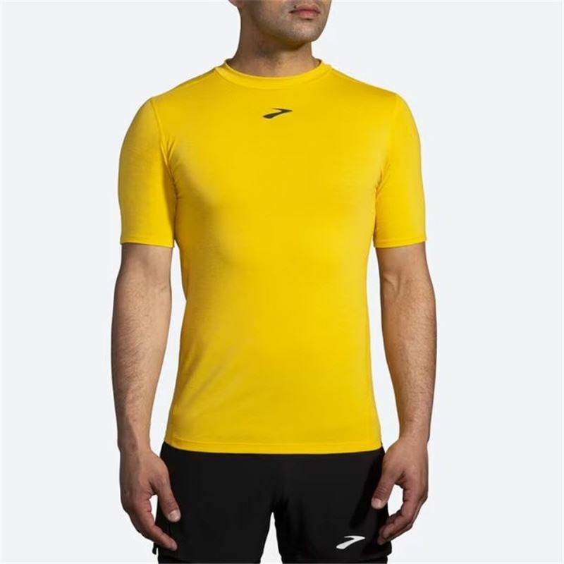 T-shirt à manches courtes homme Brooks High Point Jaune