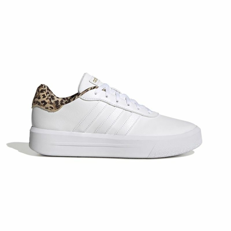 Chaussures de sport pour femme Adidas Court Platform Blanc