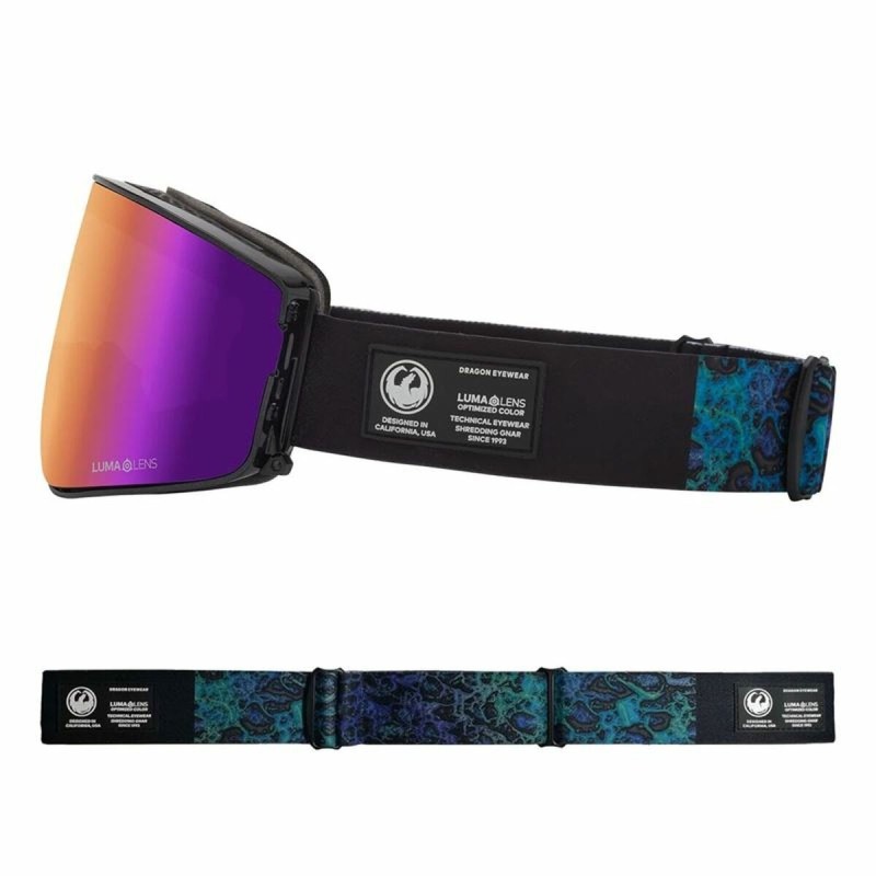 Lunettes de ski Snowboard Dragon Alliance Pxv2 Lumalens Midnight Noir