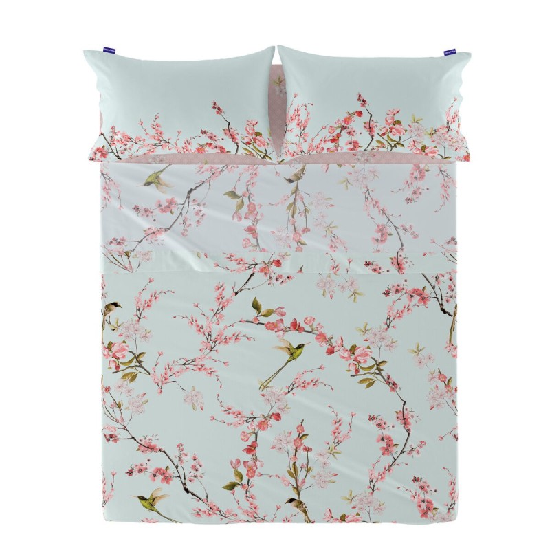 Drap HappyFriday Chinoiserie  Multicouleur 180 x 270 cm (asiatico/oriental)