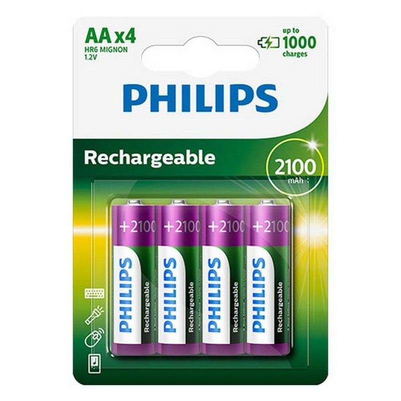 Piles Rechargeables Philips R6B4A210/10 1