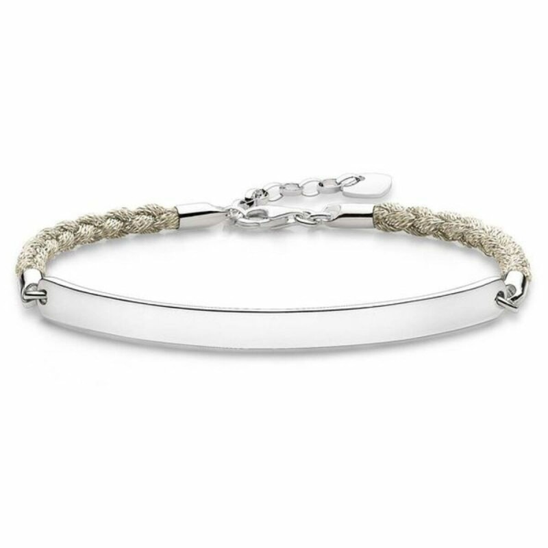 Bracelet Femme Thomas Sabo LBA0029-173-19 Argenté Blanc 15-18 cm 19