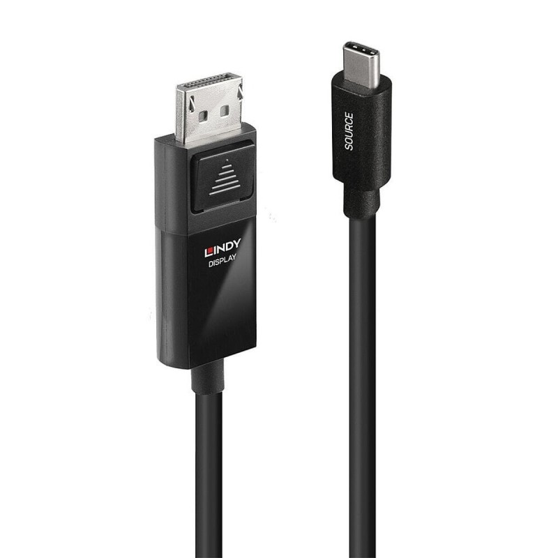 Câble USB-C LINDY 43341 1 m Noir (1 Unité)